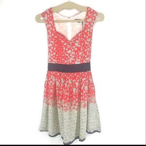 Eucalyptus 3x linen floral dress w/ pockets